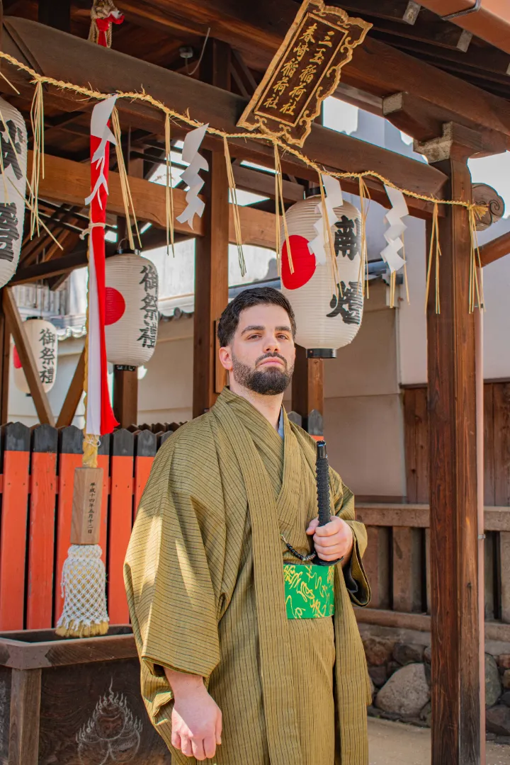 京都メンズ着物・浴衣プラン 3