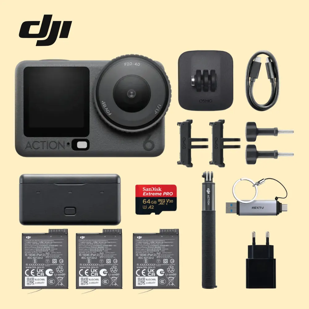 DJI 오즈모 액션6 (어드벤처 콤보)
